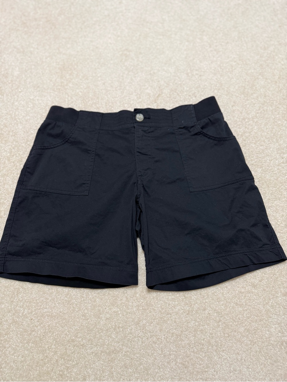 Lee Riders Midrise 12 M  Black Casual Shorts